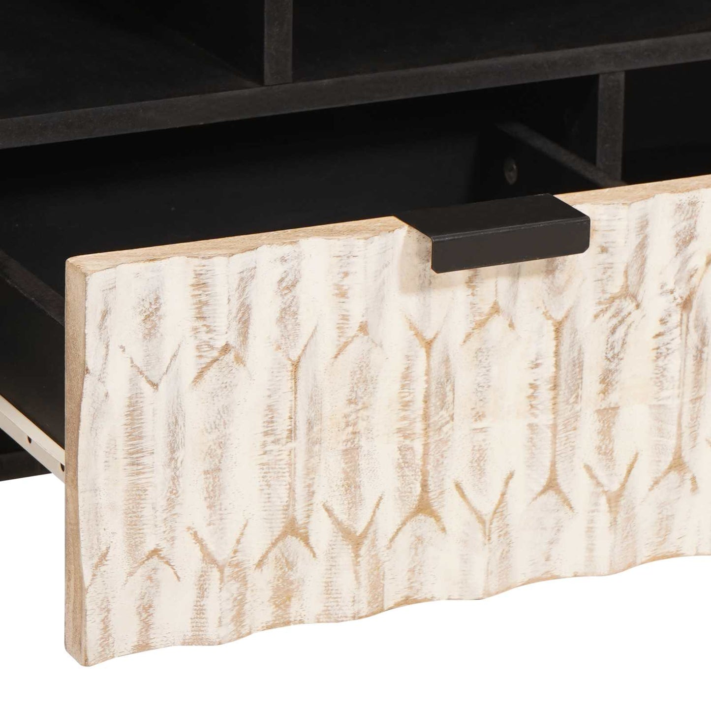 vidaXL Ντουλάπι TV Λευκό Φινίρισμα Καθαρισμού 100 x 33,5 x 46 εκ