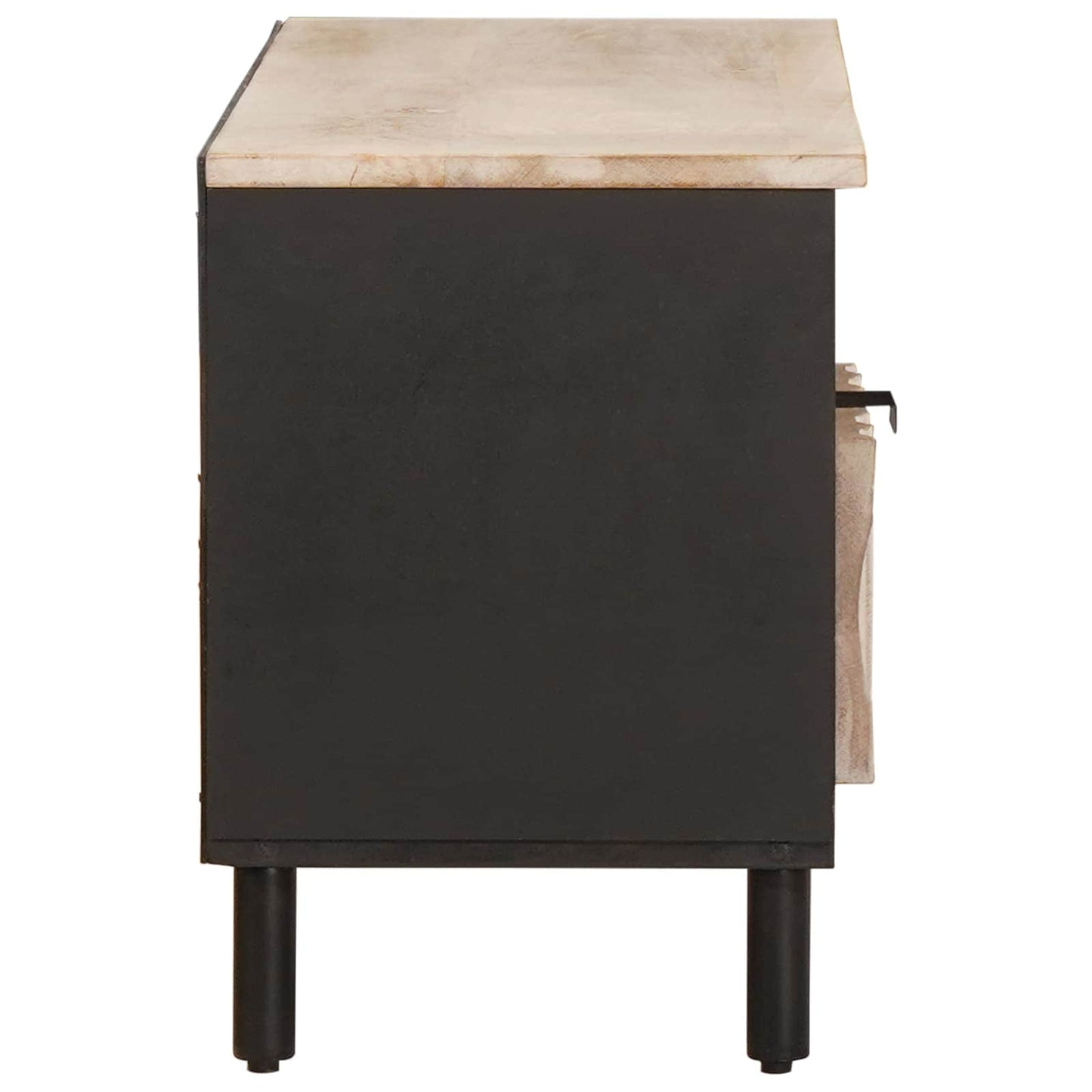 vidaXL Ντουλάπι TV Λευκό Φινίρισμα Καθαρισμού 100 x 33,5 x 46 εκ