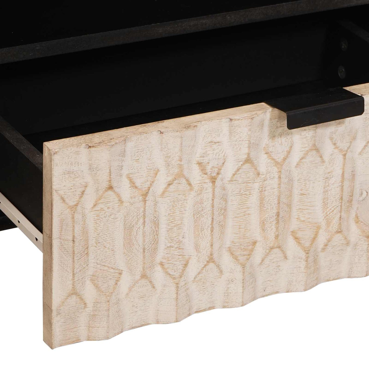 vidaXL Ντουλάπι TV με ράφι Λευκό Φινίρισμα Καθαρισμού 80 x 33 x 46 εκ