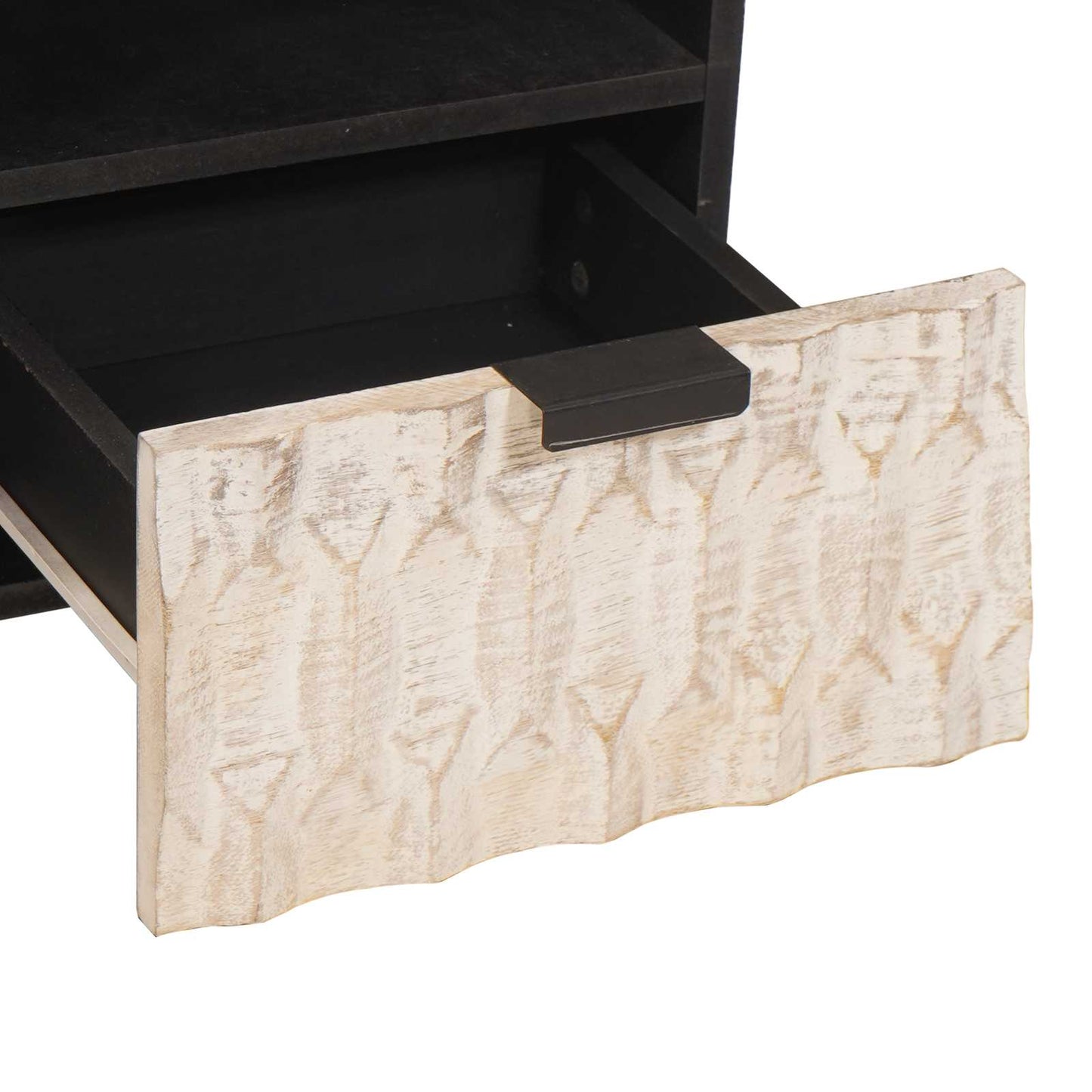 vidaXL Ντουλάπι TV με ράφι Λευκό Φινίρισμα Καθαρισμού 100 x 33 x 46 εκ