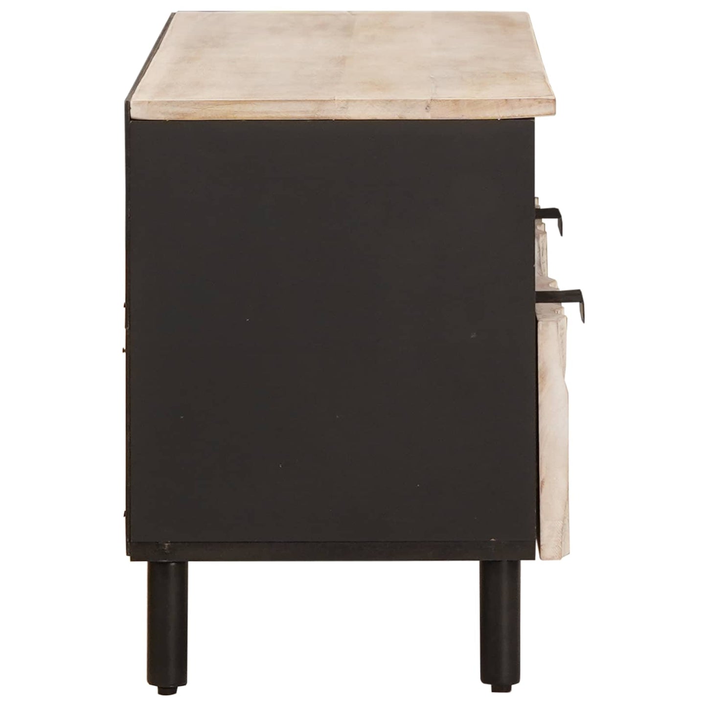 vidaXL Ντουλάπι TV με ράφι Λευκό Φινίρισμα Καθαρισμού 100 x 33 x 46 εκ