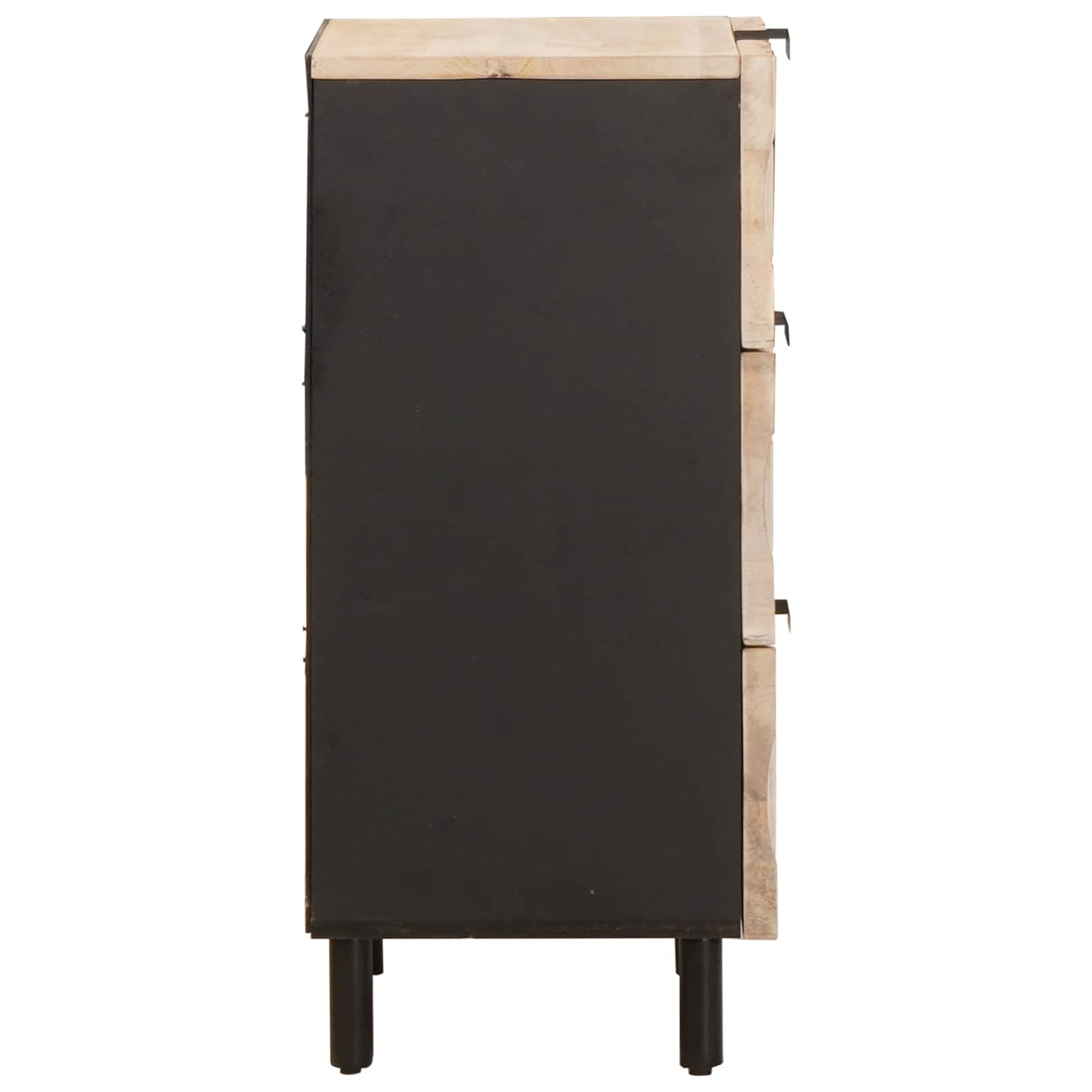 vidaXL Πλαϊνό γραφείο Λευκό Φινίρισμα Καθαρισμού 40 x 33,5 x 75 εκ