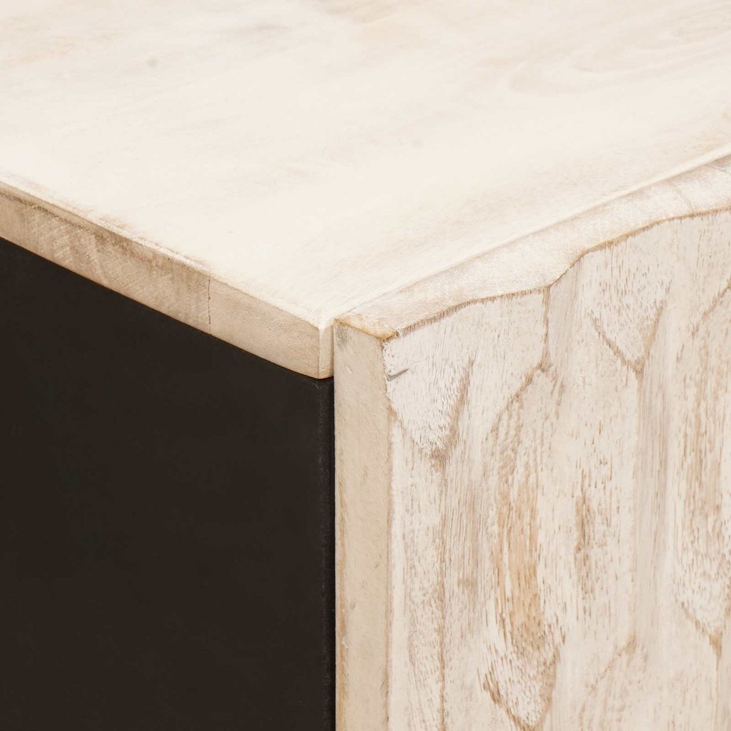 vidaXL Πλαϊνό γραφείο Λευκό Φινίρισμα Καθαρισμού 60 x 33 x 75 cm