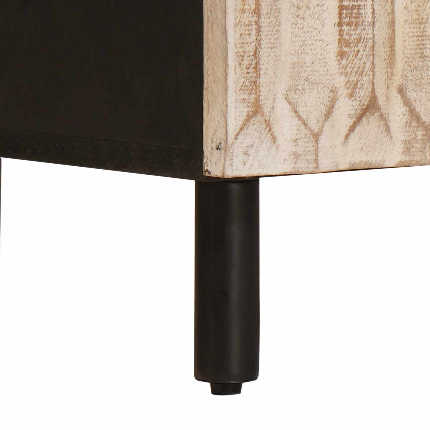 vidaXL Πλαϊνό γραφείο Λευκό Φινίρισμα Καθαρισμού 60 x 33 x 75 cm