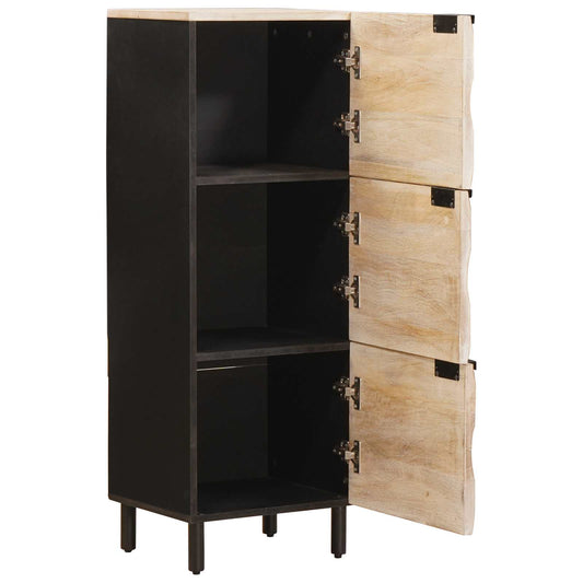 vidaXL Highboard με πόρτα Λευκό Φινίρισμα Καθαρισμού 40 x 33 x 110 εκ