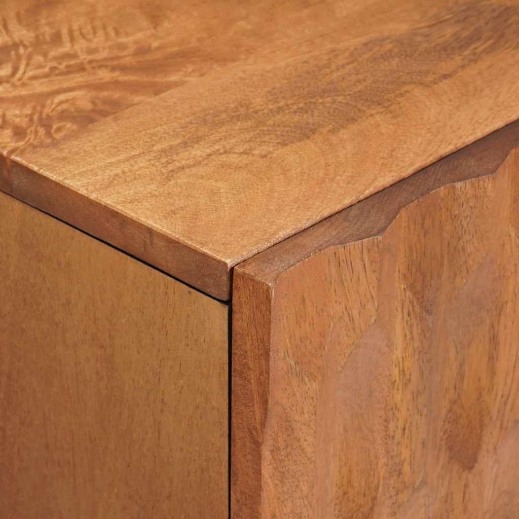 vidaXL Ντουλάπι TV με ράφι Καφέ Φινίρισμα Ακακίας 105 x 33,5 x 46 εκ.