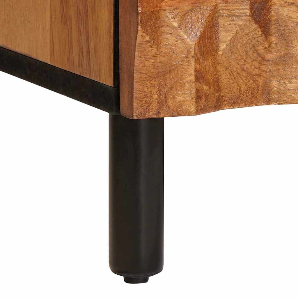 vidaXL Ντουλάπι TV με ράφι Καφέ Φινίρισμα Ακακίας 70 x 33,5 x 46 εκ.