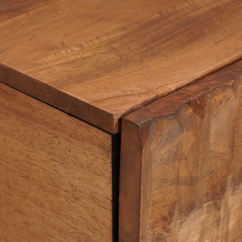 vidaXL Τραπεζάκι σαλονιού Καφέ 80 x 50 x 40 cm Στερεό ξύλο μάνγκο