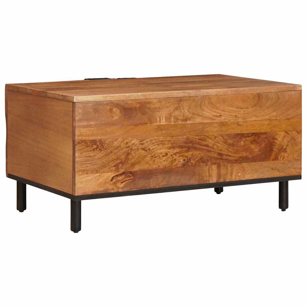 vidaXL Τραπεζάκι σαλονιού Καφέ 80 x 50 x 40 cm Στερεό ξύλο μάνγκο