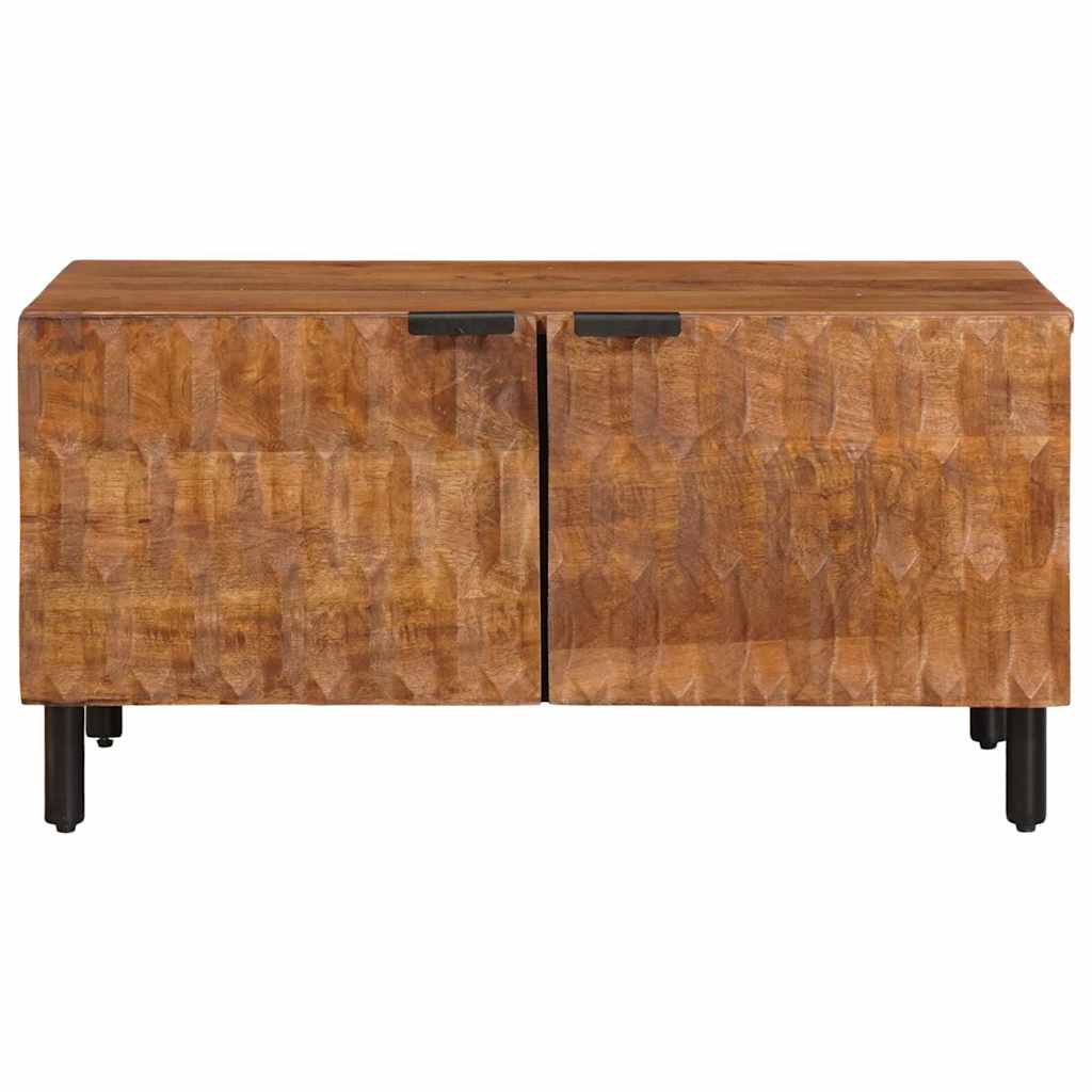 vidaXL Τραπεζάκι σαλονιού Καφέ 80 x 50 x 40 cm Στερεό ξύλο μάνγκο