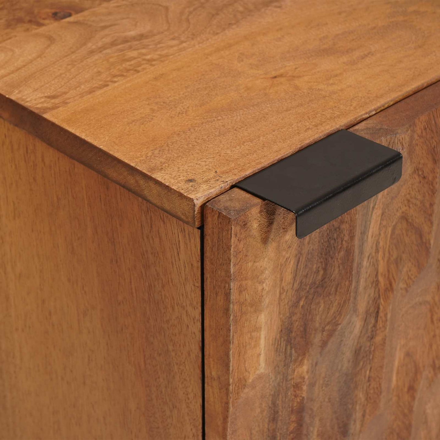 vidaXL Ντουλάπι Μπάνιου Καφέ 38 x 33 x 58 εκ. Στερεό ξύλο μάνγκο