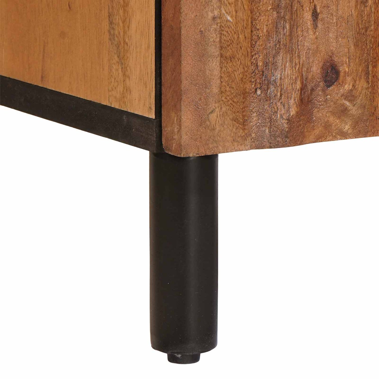 vidaXL Ντουλάπι Μπάνιου Καφέ 38 x 33 x 58 εκ. Στερεό ξύλο μάνγκο