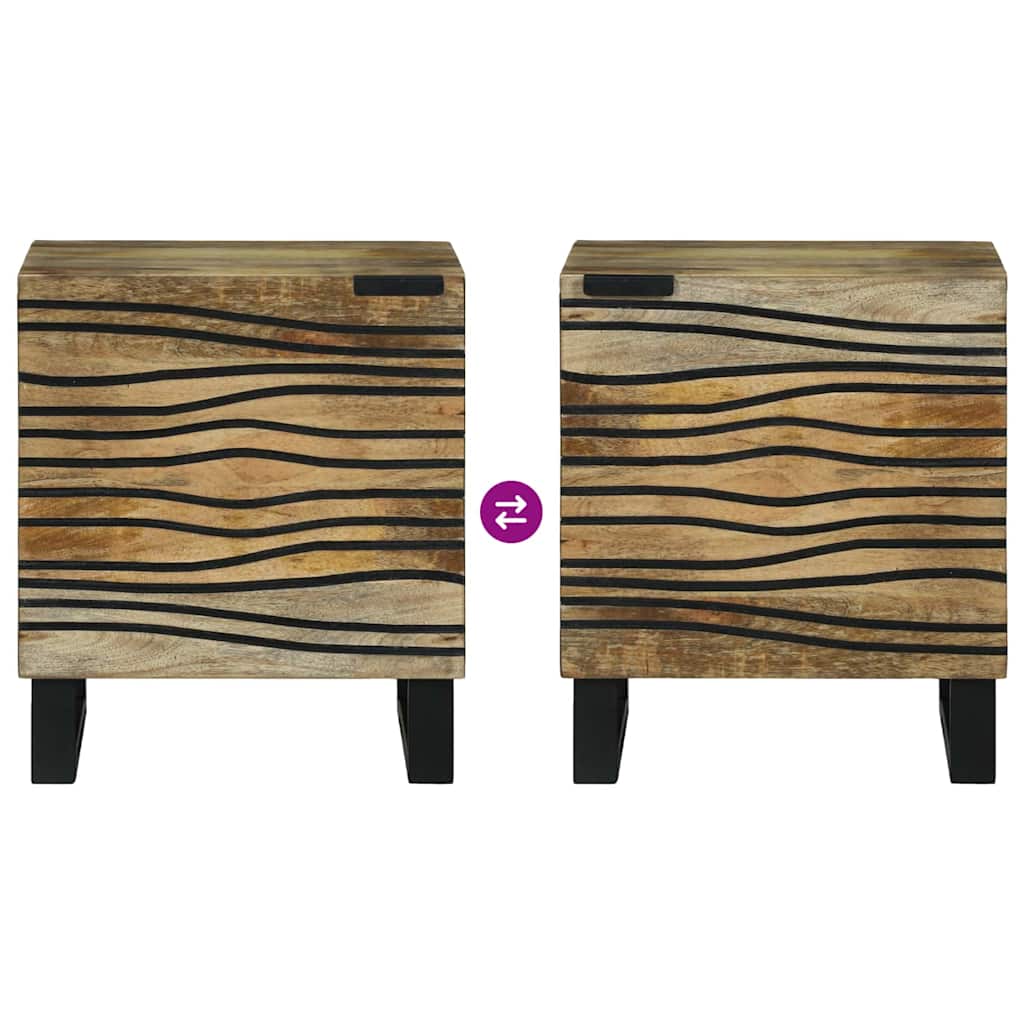 vidaXL Κομοδίνο Φυσικό 40 x 33 x 46 εκ. Επεξεργασμένο Ξύλο