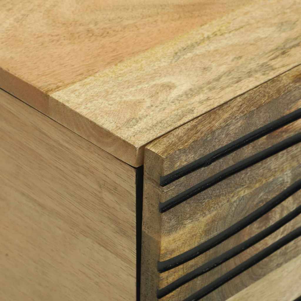 vidaXL Τραπεζάκι σαλονιού - 80 x 50 x 40 εκ., Μασίφ Ξύλο Μάνγκο