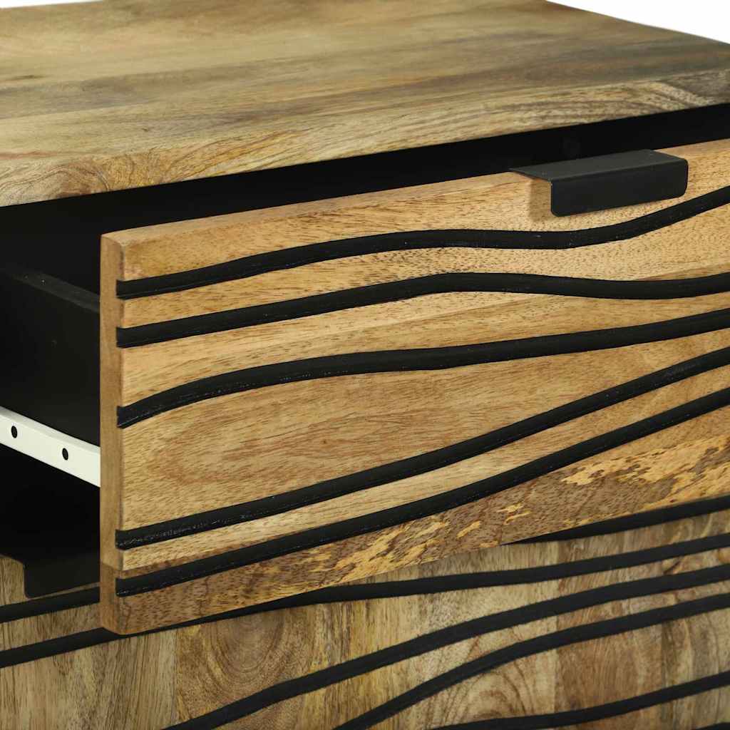 vidaXL Κομοδίνο Φυσικό 50 x 33 x 60 εκ Επεξεργασμένο Ξύλο