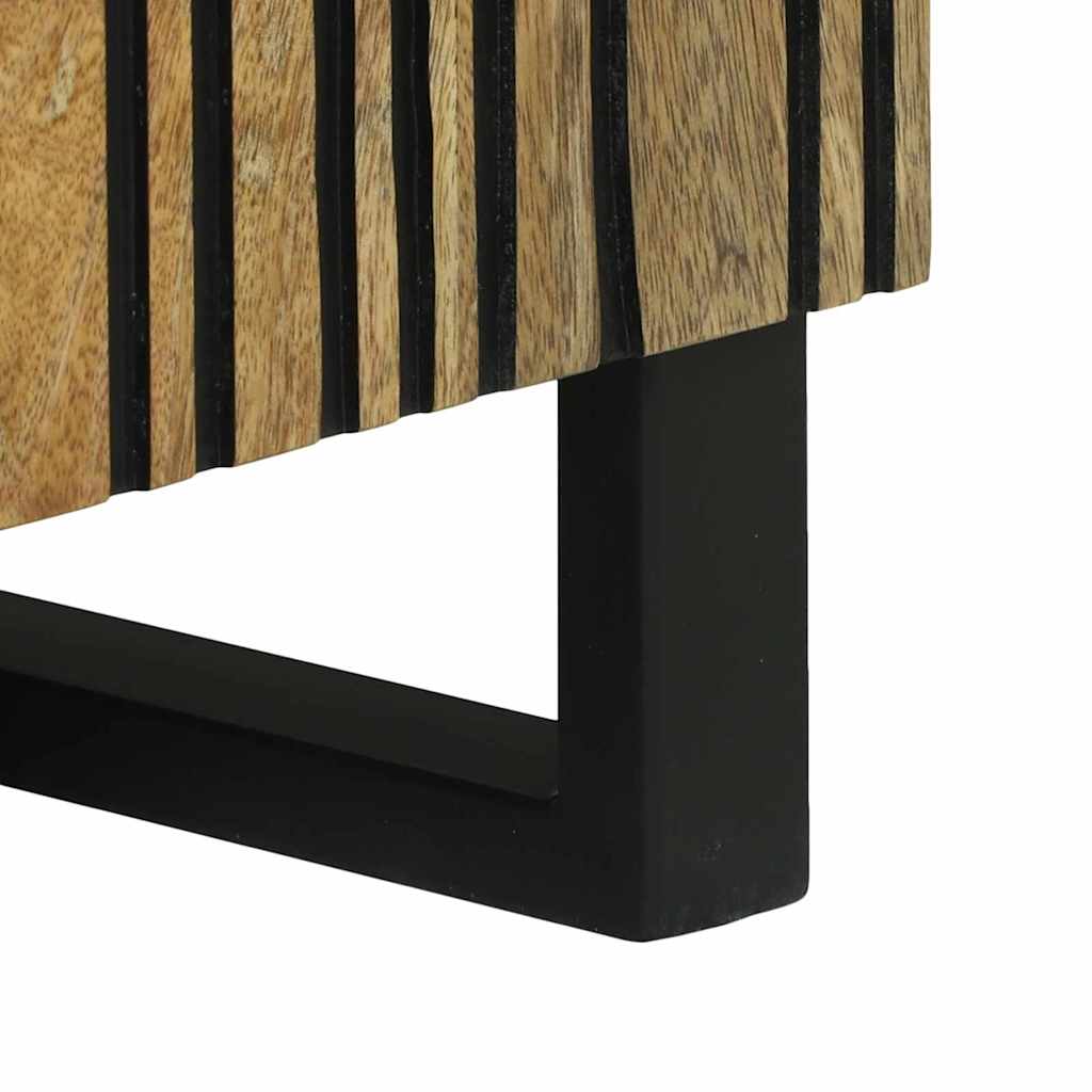 vidaXL Έπιπλο Τηλεόρασης Καφέ 80 x 33 x 46 εκ Μασίφ ξύλο μάνγκο