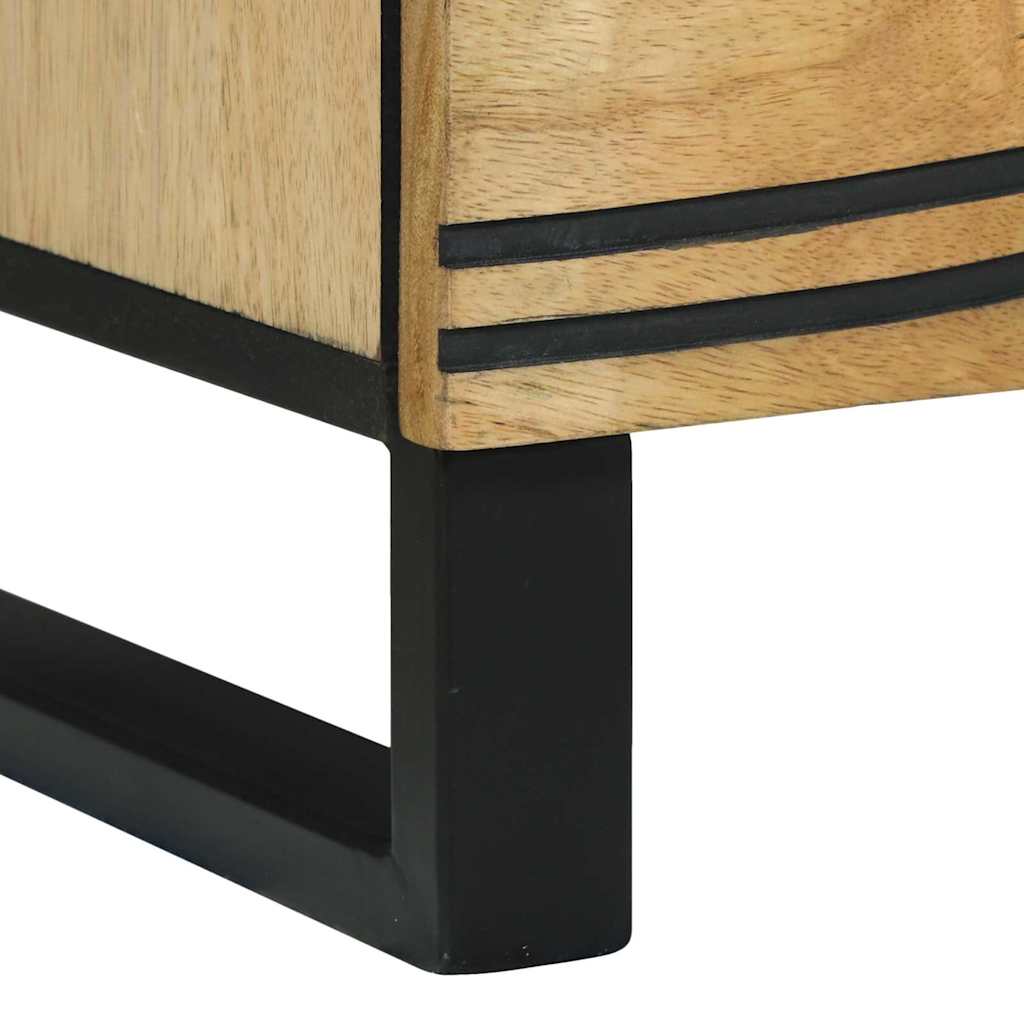 vidaXL Κάβα Τηλεόρασης Καφέ 100 x 33 x 46 εκ Μασίφ ξύλο μάνγκο