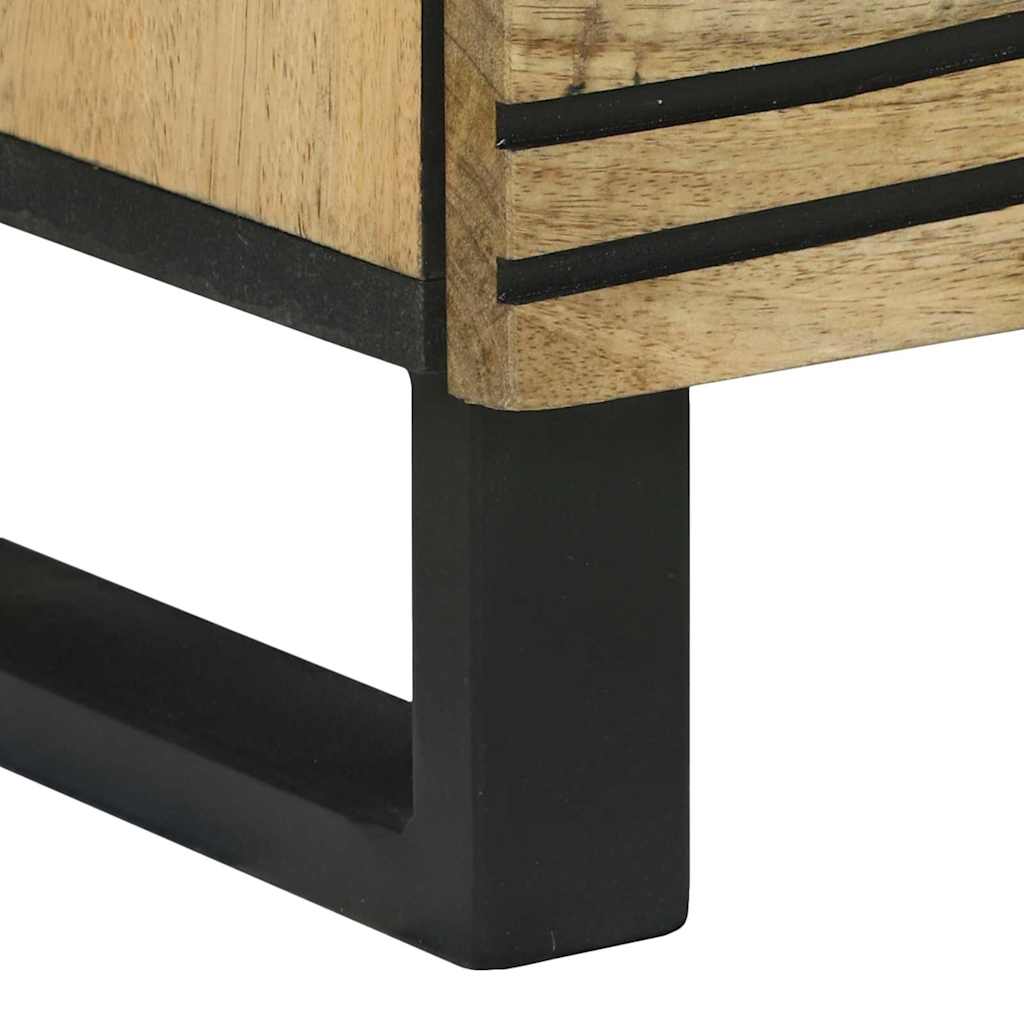 vidaXL Συρτάρι με συρτάρι Καφέ 40 x 33 x 75 εκ. Μασίφ ξύλο μάνγκο