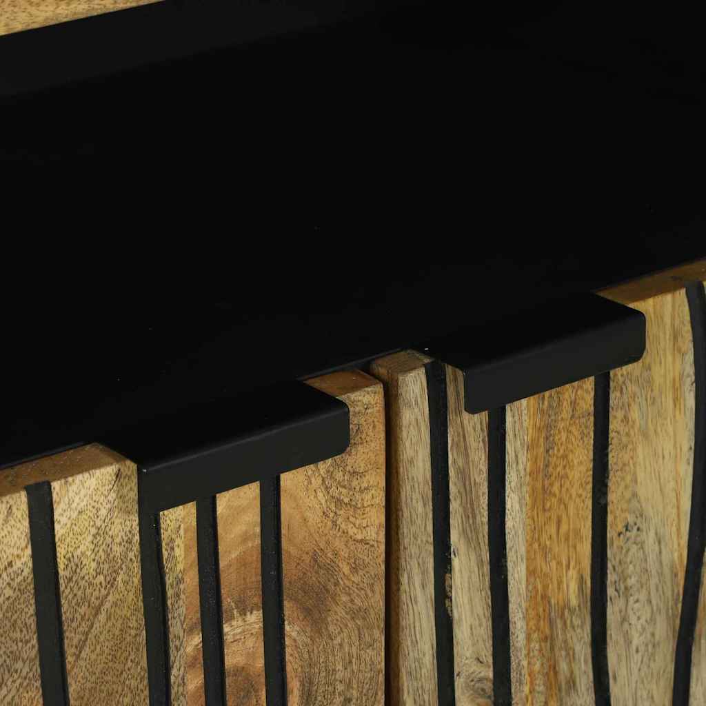 vidaXL Πλαϊνό Γραφείο Καφέ 60 x 33 x 75 cm Μασίφ ξύλο μάνγκο