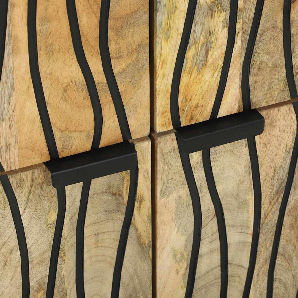 vidaXL Πλαϊνό Γραφείο Καφέ 60 x 33 x 75 cm Μασίφ ξύλο μάνγκο