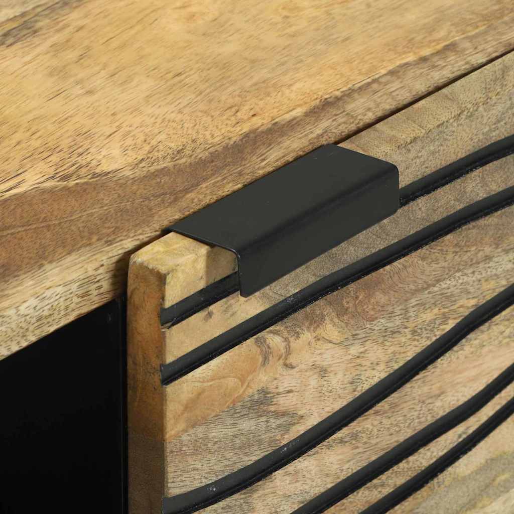 vidaXL Μπουφές Καφέ 80 x 33 x 75 εκ Μασίφ ξύλο μάνγκο