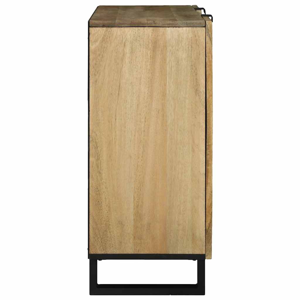 vidaXL Πλαϊνό Γραφείο Καφέ 90 x 33 x 75 εκ Μασίφ ξύλο μάνγκο