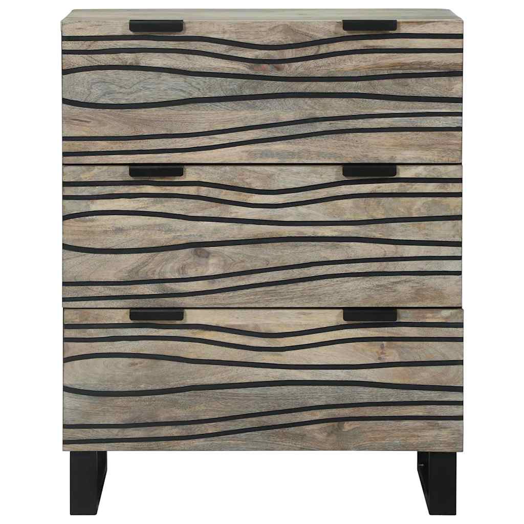 vidaXL Ντουλάπες Αποθήκευσης & Λουκέτα Λευκό και Μαύρο