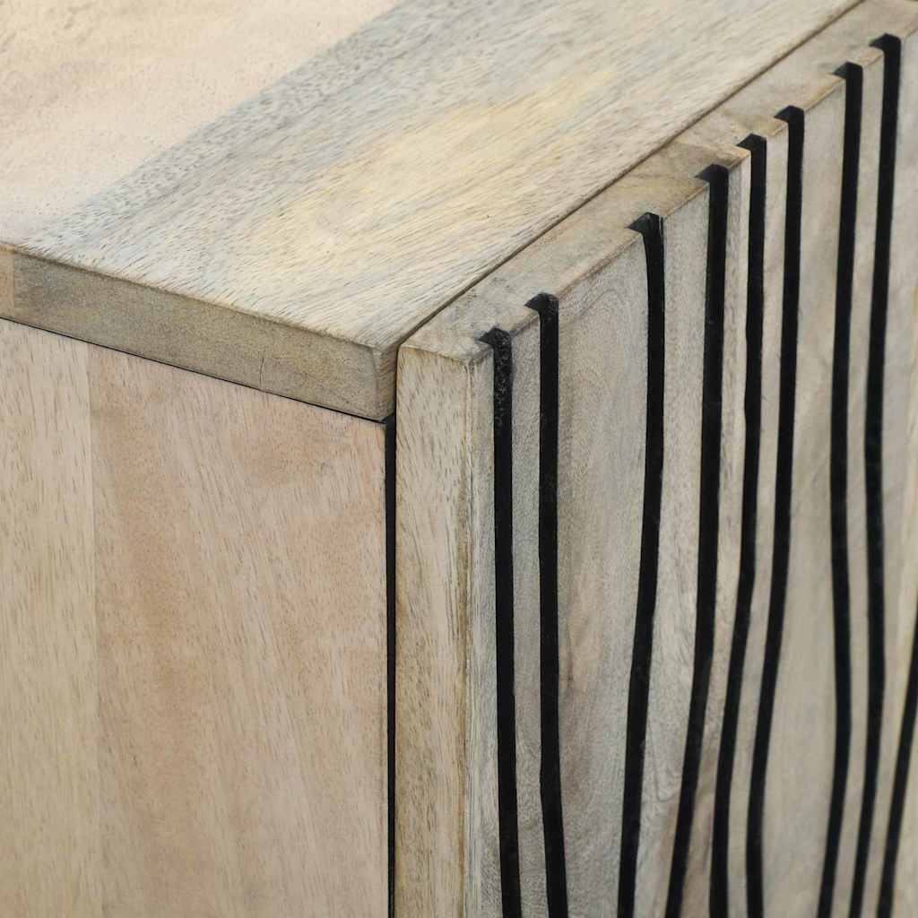 vidaXL Ντουλάπες & ράφια αποθήκευσης μέσων με συρτάρι Λευκό και Μαύρο