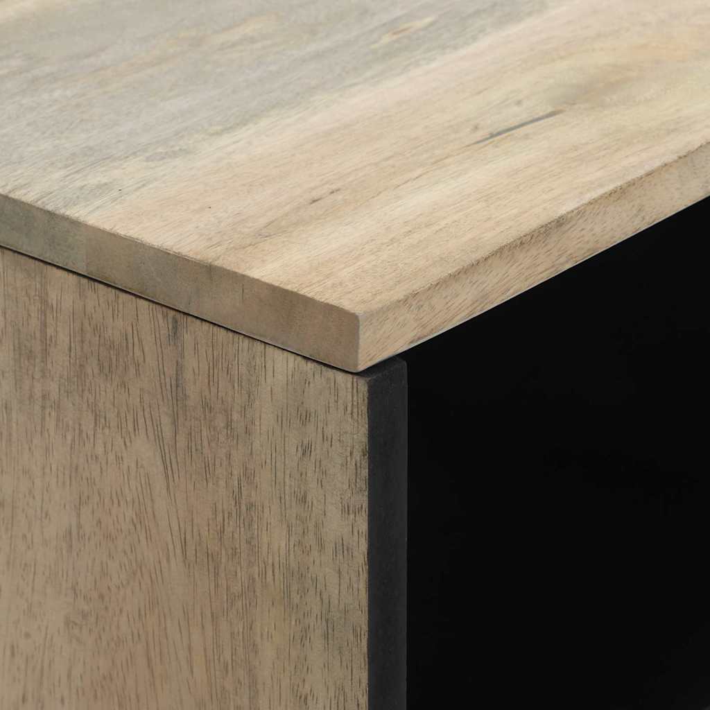 vidaXL Ντουλάπες & ράφια αποθήκευσης μέσων Λευκό και Μαύρο