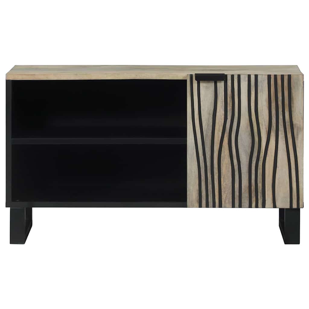 vidaXL Ντουλάπες & ράφια αποθήκευσης μέσων Λευκό και Μαύρο