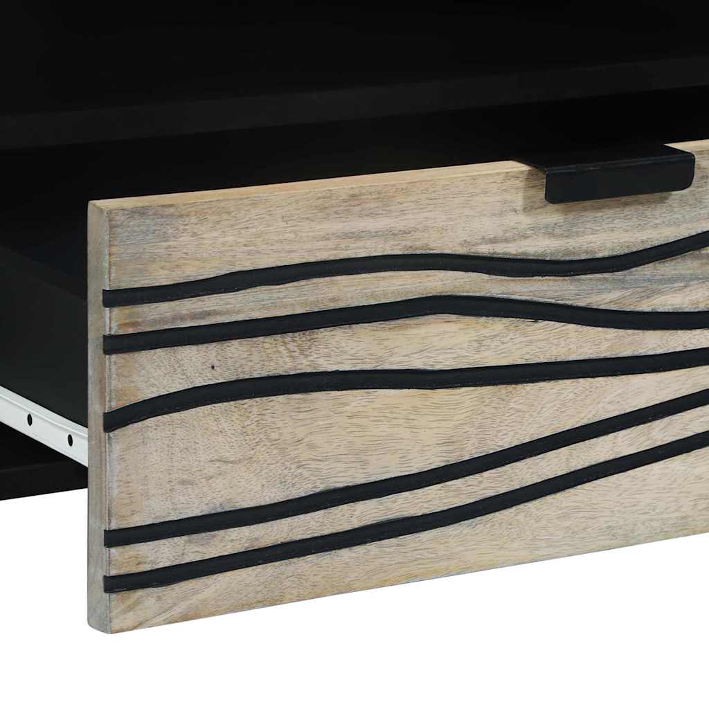 vidaXL Μονάδες TV με συρτάρι Λευκό 80 x 33 x 46 εκ Επεξεργασμένο ξύλο