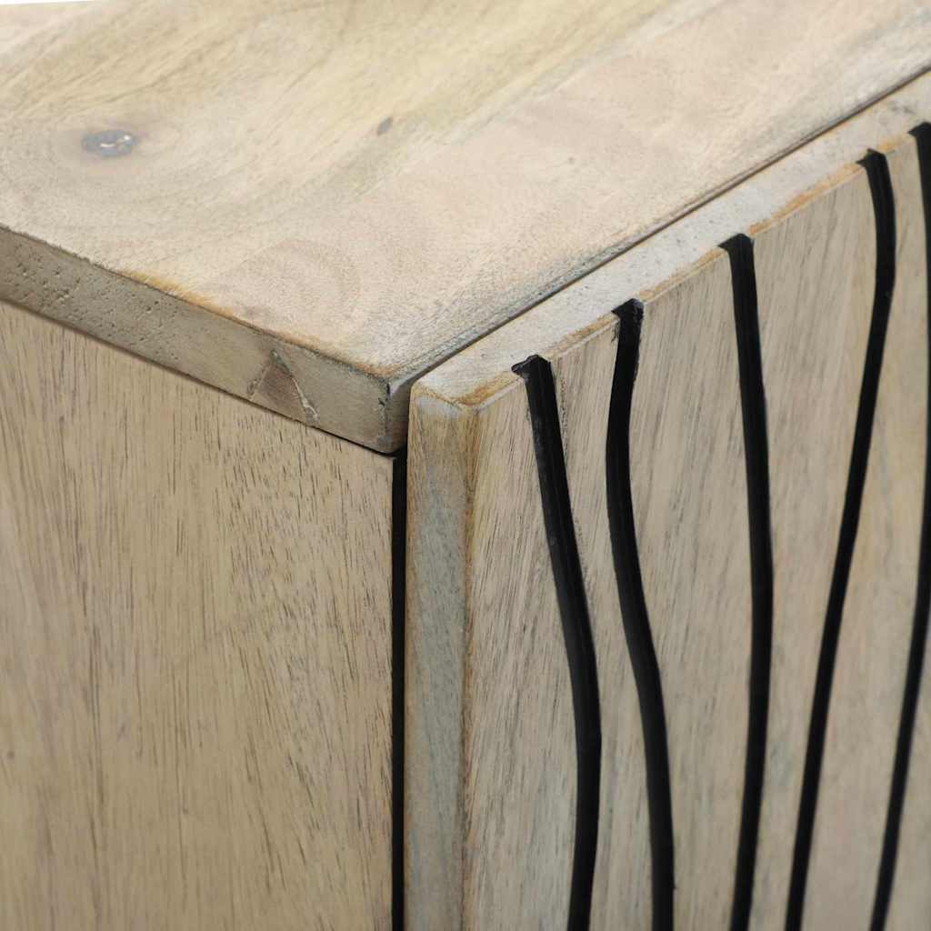 vidaXL Ντουλάπες & ράφια αποθήκευσης μέσων Λευκό και Μαύρο