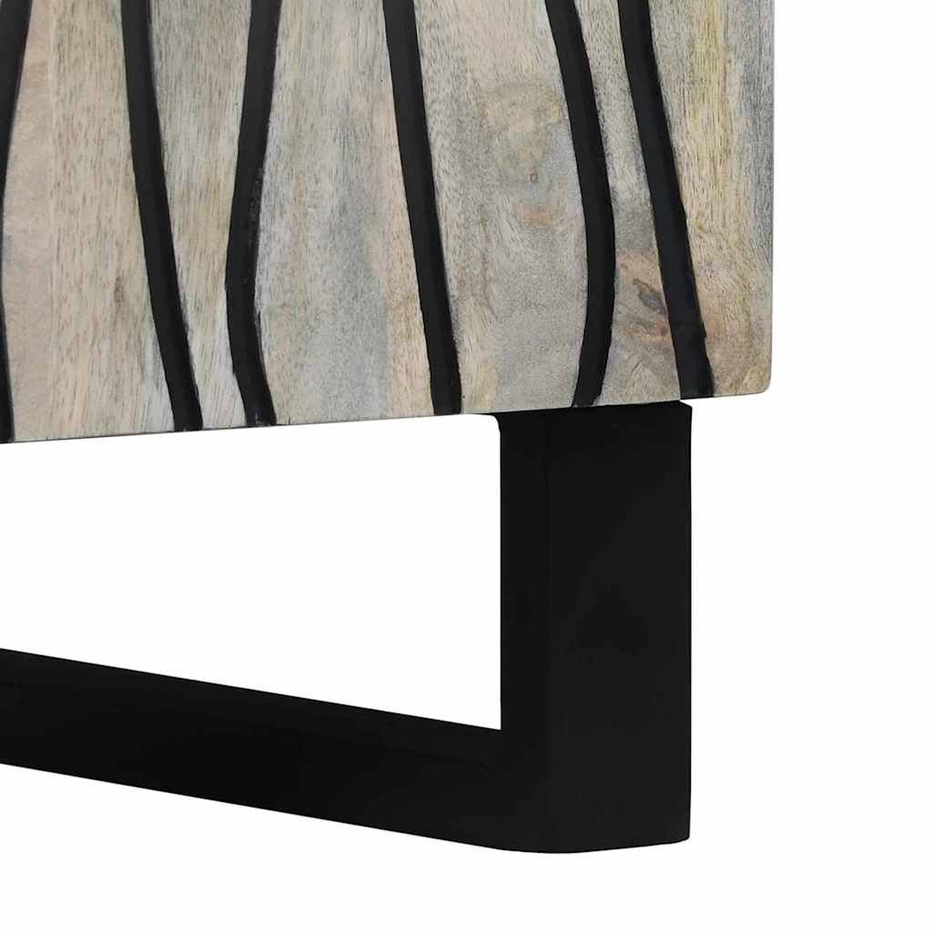 vidaXL Ντουλάπες & ράφια αποθήκευσης μέσων Λευκό και Μαύρο