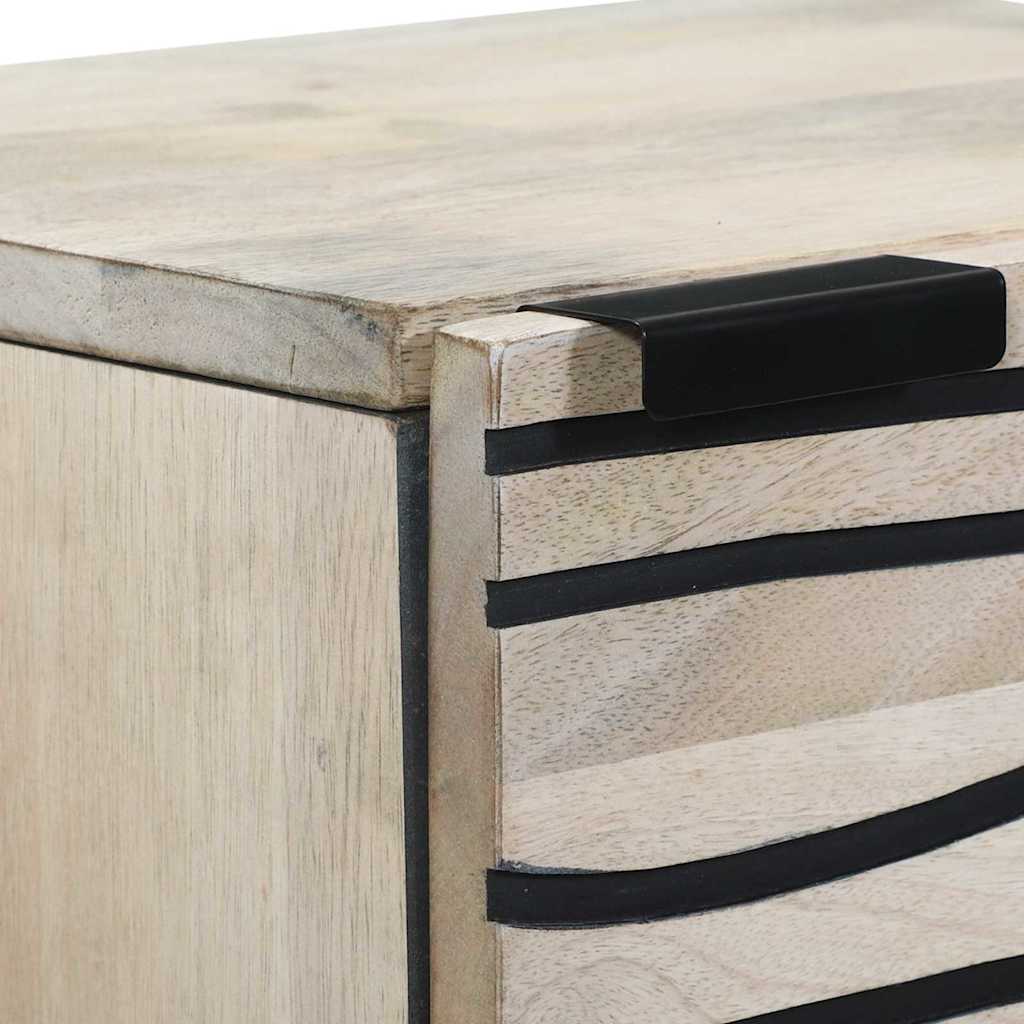 vidaXL Ντουλάπες & ράφια αποθήκευσης μέσων Λευκό και Μαύρο