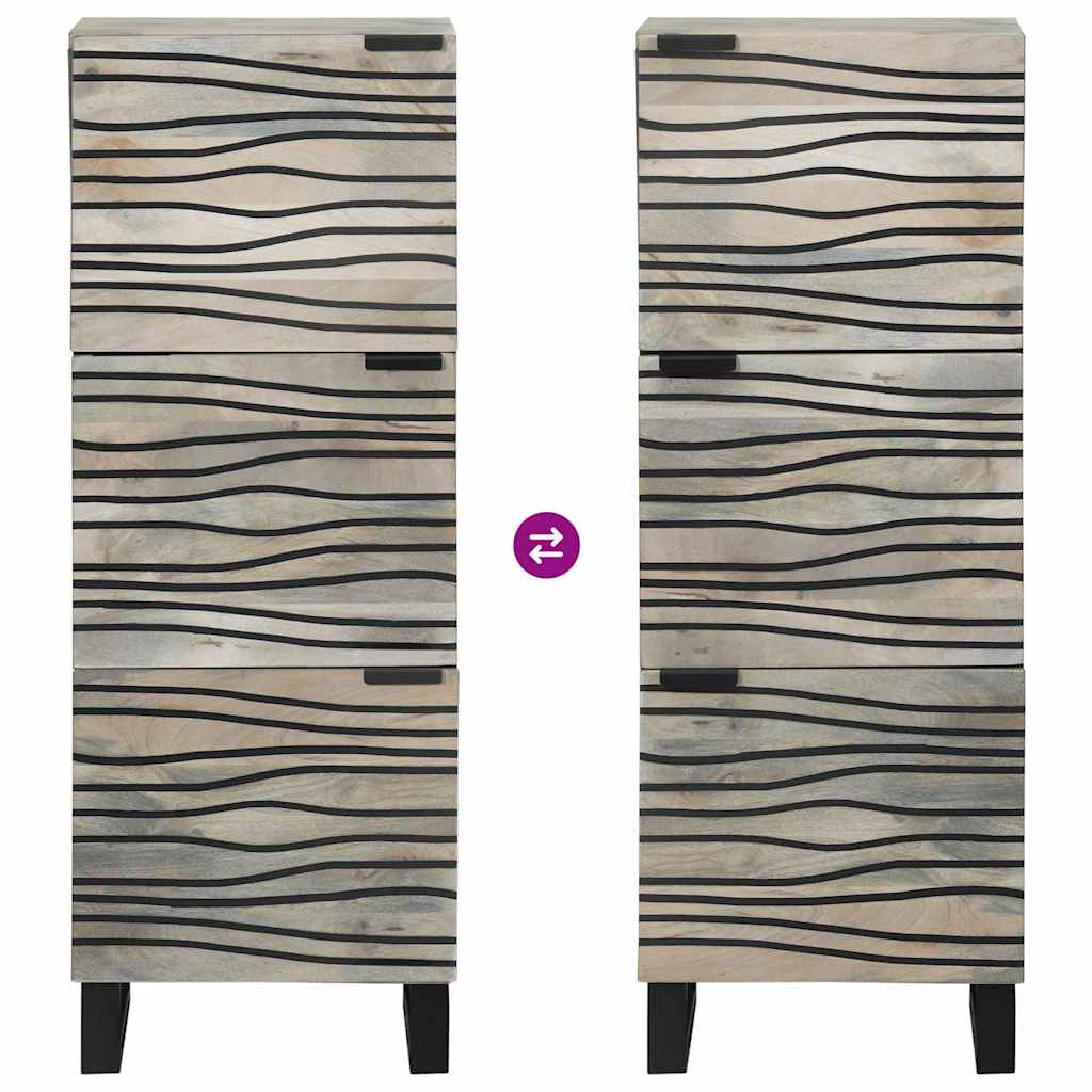 vidaXL Ντουλάπες & ράφια αποθήκευσης μέσων Λευκό και Μαύρο