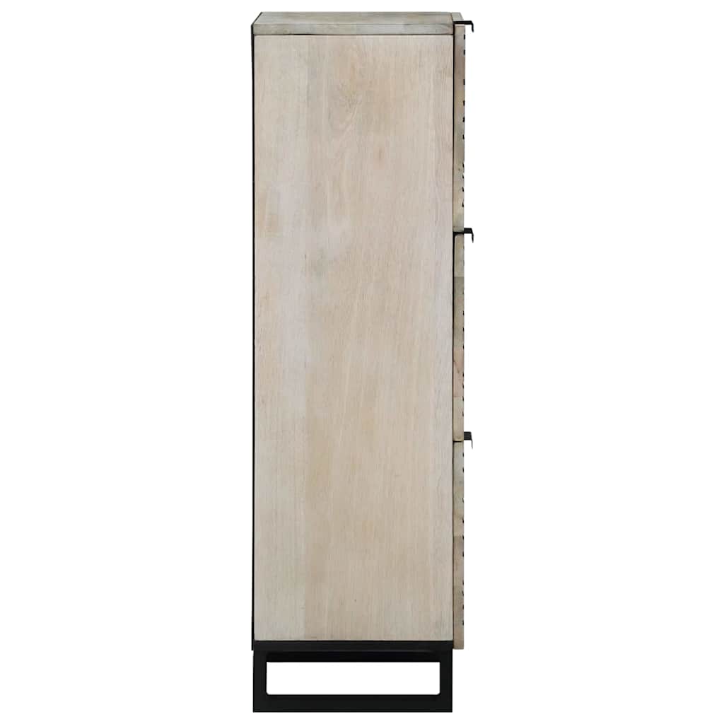 vidaXL Ντουλάπες & ράφια αποθήκευσης μέσων Λευκό και Μαύρο