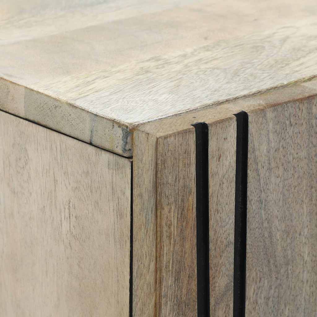 vidaXL Ντουλάπες & ράφια αποθήκευσης μέσων με συρτάρι Λευκό και Μαύρο