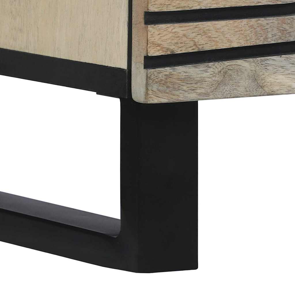 vidaXL Ντουλάπες & ράφια αποθήκευσης μέσων με συρτάρι Λευκό και Μαύρο