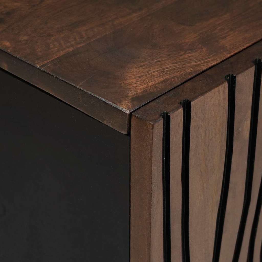 vidaXL Έπιπλο Τηλεόρασης 105x33.5x46 εκ. Μασίφ Ξύλο Μάνγκο