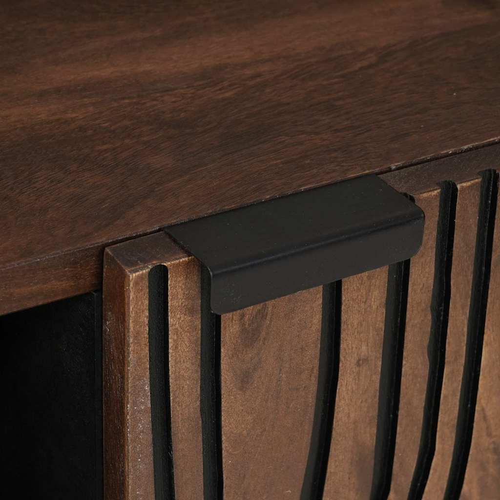 vidaXL Έπιπλο Τηλεόρασης 105x33.5x46 εκ. Μασίφ Ξύλο Μάνγκο