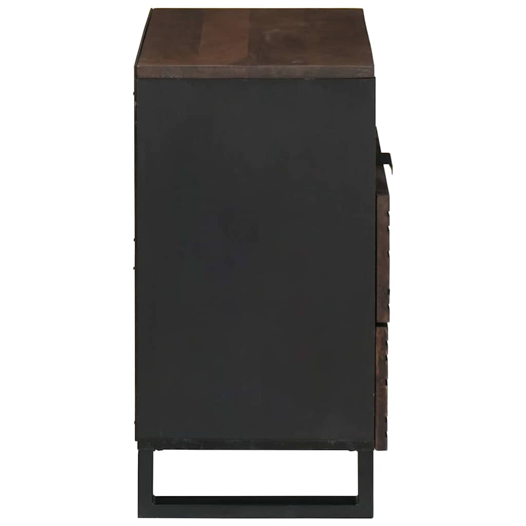vidaXL Κομοδίνο Καρυδιά 50 x 33 x 62 εκ. Επεξεργασμένο Ξύλο
