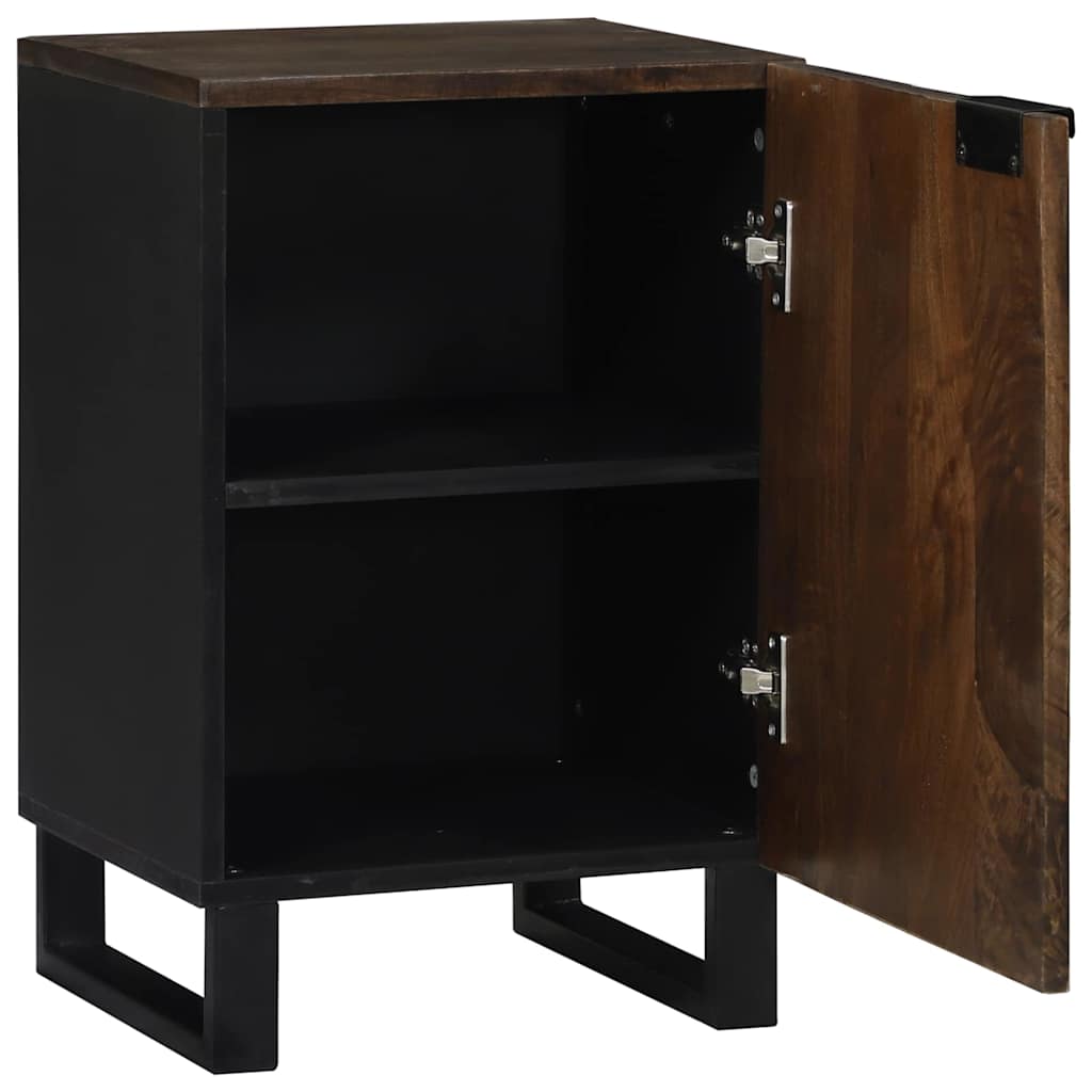 vidaXL Ντουλάπι Μπάνιου 38x33.5x58 cm από Σταθερό Ξύλο Μάνγκο