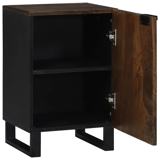 vidaXL Ντουλάπι Μπάνιου 38x33.5x58 cm από Σταθερό Ξύλο Μάνγκο