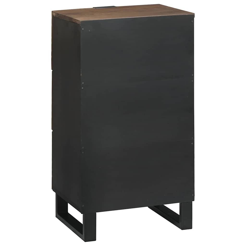 vidaXL Συρτάρι με συρτάρι Καφέ 40 x 33 x 75 εκ. Μασίφ ξύλο μάνγκο