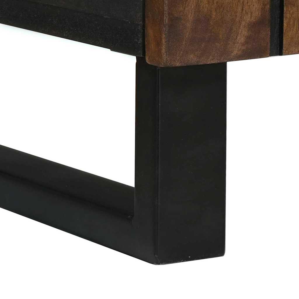 vidaXL Γραφείο Καφέ 40 x 33 x 75 εκ. Μασίφ ξύλο μάνγκο