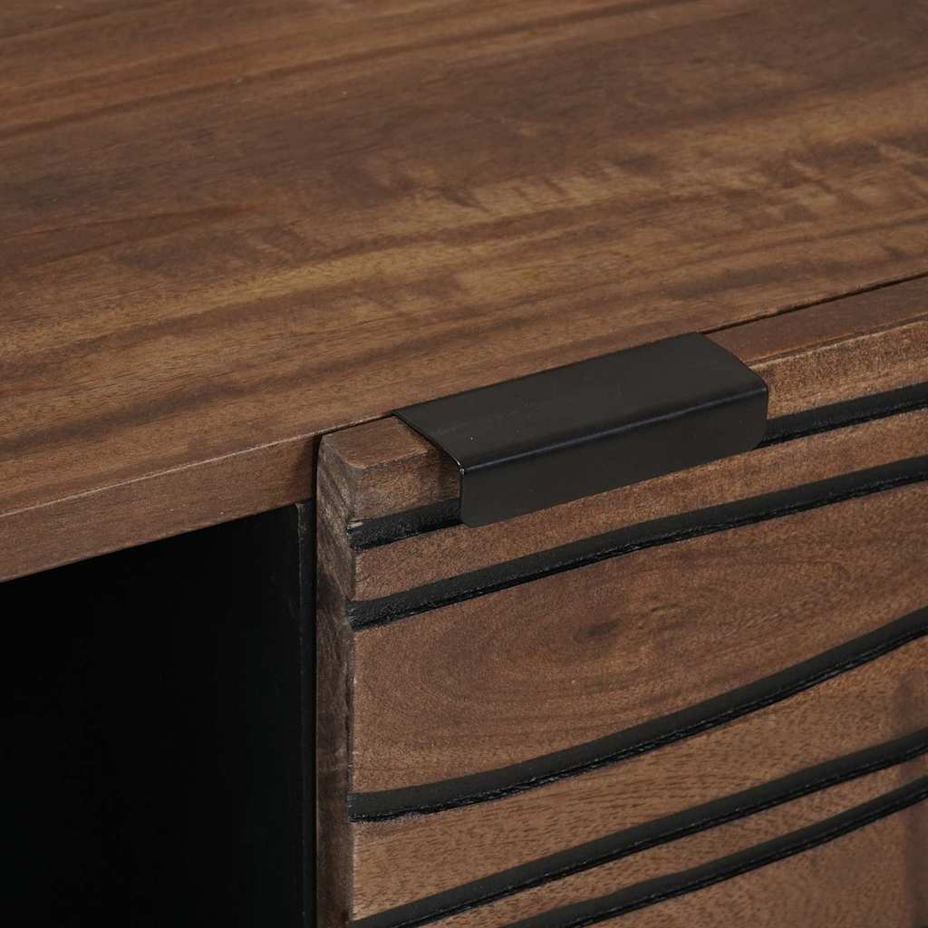 vidaXL Μπουφές Καφέ 80 x 33 x 75 εκ Μασίφ ξύλο μάνγκο