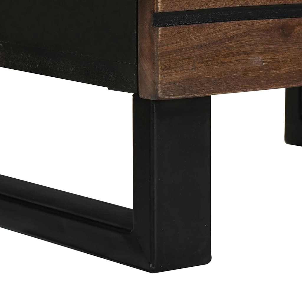 vidaXL Highboard Καφέ 40 x 33 x 110 εκ Μασίφ ξύλο μάνγκο