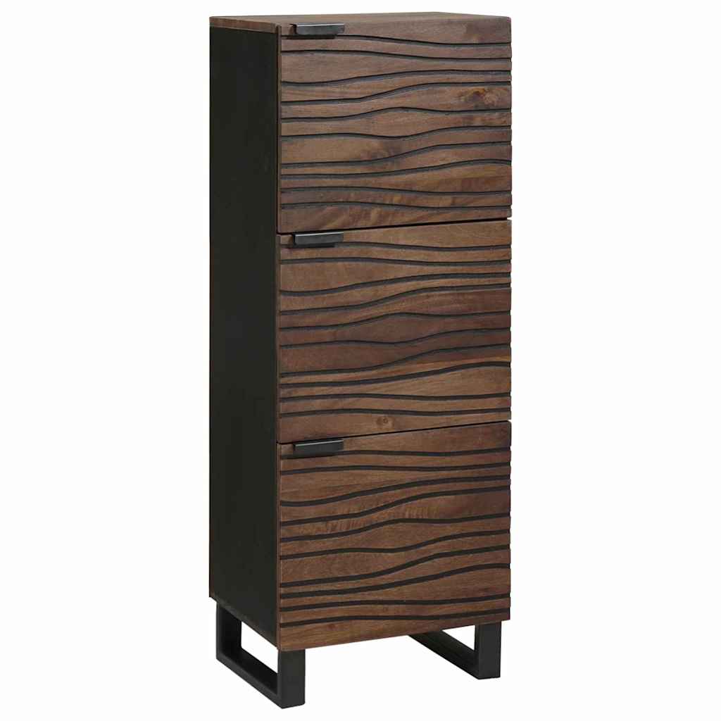 vidaXL Highboard Καφέ 40 x 33 x 110 εκ Μασίφ ξύλο μάνγκο