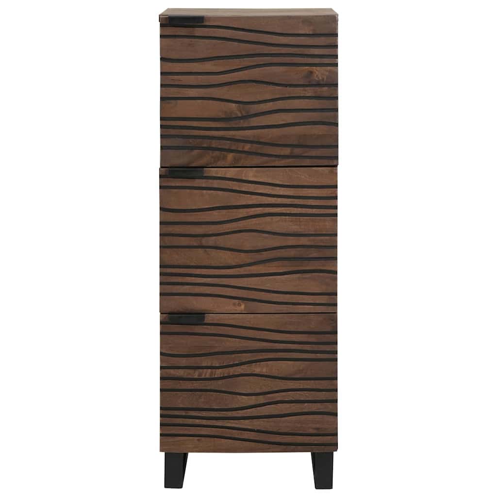 vidaXL Highboard Καφέ 40 x 33 x 110 εκ Μασίφ ξύλο μάνγκο