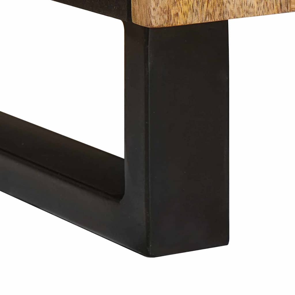 vidaXL Κομοδίνο με συρτάρι Φυσικό 40 x 33 x 46 εκ. Στερεό ξύλο μάνγκο